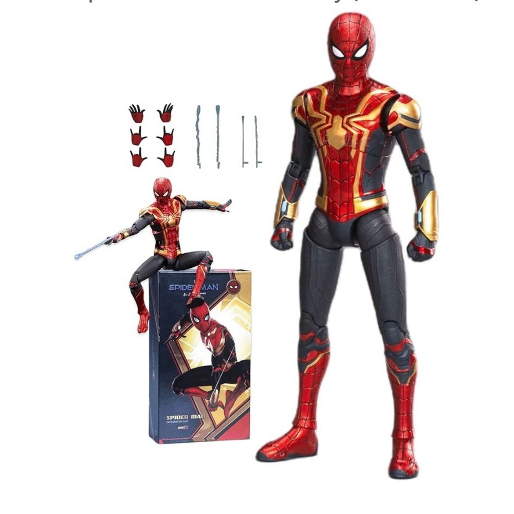 Spider-Man Action Figure - Red and Gold